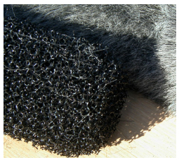 the pan scrubber interieur of a softie